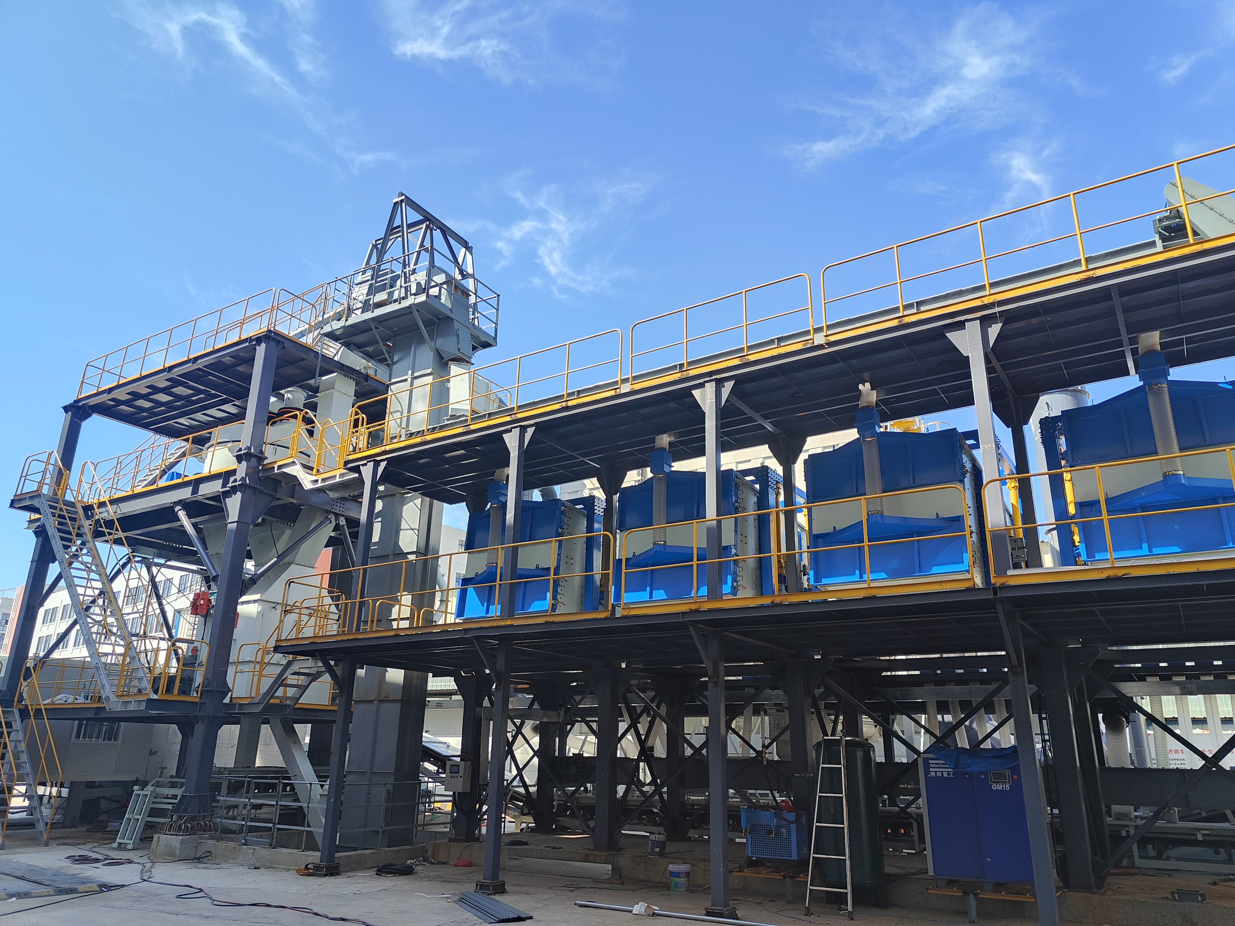 特種砂漿市場(chǎng)火爆，唐山金路特種砂漿制砂樓引領(lǐng)潮流